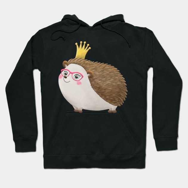 Queen Hedgie (no background version) Hoodie by ErinKantBarnard